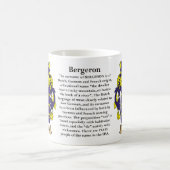 Mug Bergeron, l'origine, la signification et la crête (Centre)