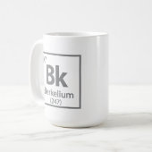Mug Berkelium - Berkeley Science - Tableau périodique (Devant gauche)