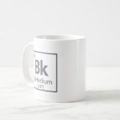 Mug Berkelium - Berkeley Science - Tableau périodique (Devant gauche)