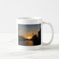Berlin Allemagne Skyline Night Carte Postale Ferns
