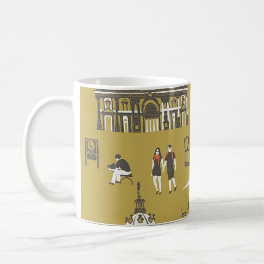 Mug Berlin, Illustration Monumentale. (Gauche)