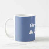 Mug Bermudes Icônes Monotone Dark (Gauche)