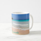 Mug Bermudes Tropical Pink Sand Beach Photo (Devant droit)