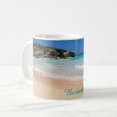 Mug Bermudes Tropical Pink Sand Beach Photo (Devant gauche)