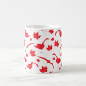 Mug Bernaches du Canada et Feuilles de l'érable - drap (Centre)