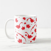 Mug Bernaches du Canada et Feuilles de l'érable - drap (Gauche)