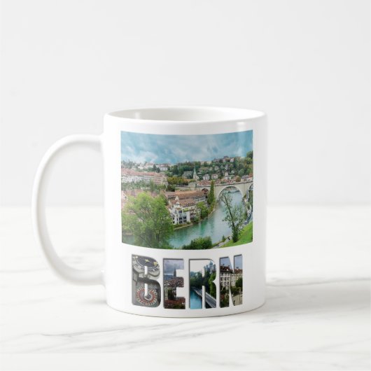 Mug Berne Suisse Photo suisse Aare River (Gauche)