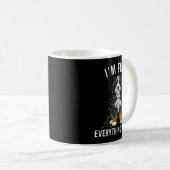 Mug Bernedoodle Christmas I'm Fine Everything Is Fine  (Devant droit)