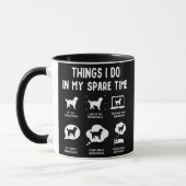 Mug Bernedoodle Les choses font le temps libre Drôle m (Gauche)