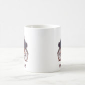 Mug Bernese Dog Biker, Vélo aventure Nom Customisé (Centre)