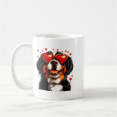 Mug Bernese Mountain Cute Berner Dog Lover Valentines (Gauche)