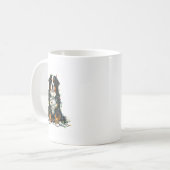 Mug Bernese Mountain Dog Christmas I'm Fine Everything (Devant gauche)