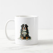 Mug Bernese Mountain Dog Christmas I'm Fine Everything (Gauche)