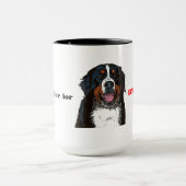 Mug Bernese Mountain Dog coupe (Centre)