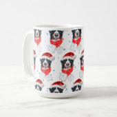 Mug Bernese Mountain Dog race Noël (Devant gauche)