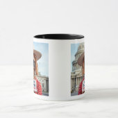 Mug Bernie Sanders est mon héros, le chien mignon (Centre)