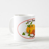 Mug Berries citrouilles et feuilles verts tombent Than (Devant gauche)