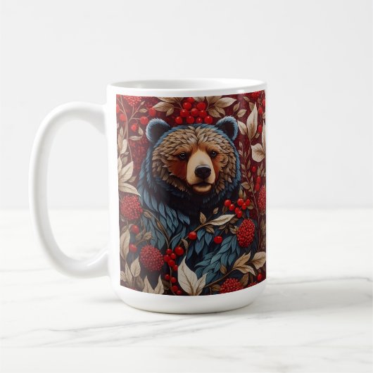 Mug Berries rouges de l'ours Brown William Morris Insp (Gauche)