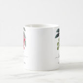 Mug Berries rouges verdure Joyeuses vacances sur mesur (Centre)