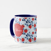 Mug Berry Sweet Motif de fraises (Devant gauche)