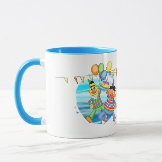 Mug Bert et Ernie Balloons d'anniversaire (Gauche)