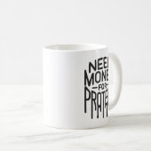 Mug Besoin d'argent pour Protein - Drôle exercice de g (Devant droit)