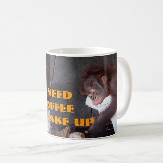 Mug Besoin de café (Devant droit)