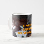 Mug Besoin de café (Devant gauche)
