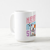Mug Besoin de plus de sommeil | Funny Cat expression d (Devant gauche)