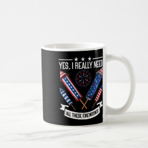 Mug Besoin de tous ces feux d'artifice Fête de l'Indép