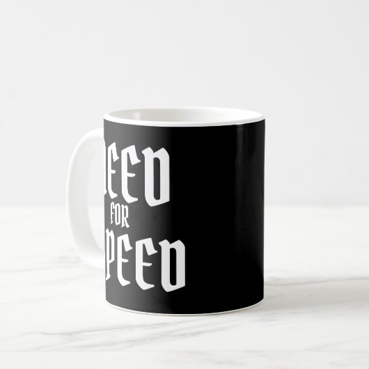 Mug Besoin de vitesse (Devant gauche)