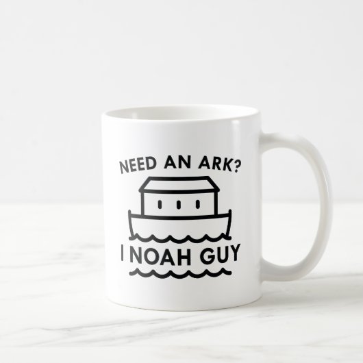 Mug Besoin D'Un Arche ? Je Noah Guy. (Droite)
