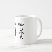 Mug Besoin d'un mème à main (Devant droit)
