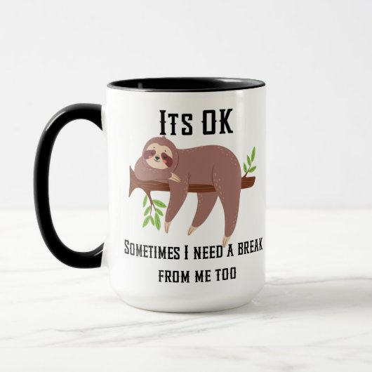 Mug Besoin d'une paresse de rupture (Gauche)