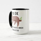 Mug Besoin d'une paresse de rupture (Devant gauche)