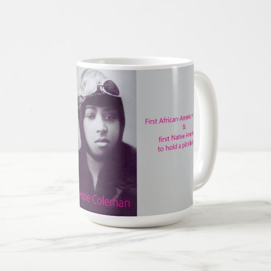 Mug Bessie Coleman (Devant droit)