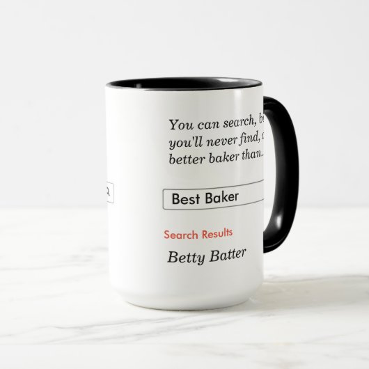 Mug Best Baker (Devant droit)