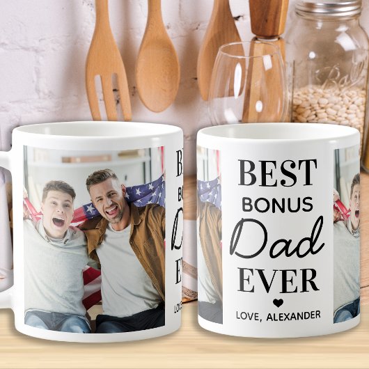 Mug Best BONUS DAD Ever Personnalisé 2 Fête des pères