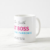 MUG BEST BOSS COVID PANDEMIC (Devant droit)
