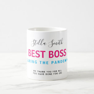 MUG BEST BOSS COVID PANDEMIC