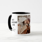 Mug Best Boyfriend Ever 2-Photo Collage Custom Message (Devant gauche)