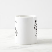 Mug Best Brother Black Script Typographie Rouge Nom Ca (Centre)