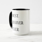 Mug Best Caregiver Ever – Caregiver Appreciation Day (Devant gauche)
