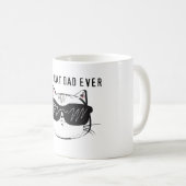 Mug Best Cat Dad Ever Cup (Devant droit)