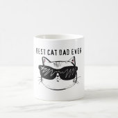 Mug Best Cat Dad Ever Cup (Centre)