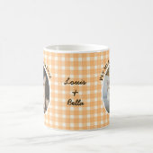 Mug Best Cat Mom Ever Custom Funny Cute 2 Pet Photos  (Centre)