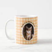 Mug Best Cat Mom Ever Custom Funny Cute 2 Pet Photos  (Gauche)
