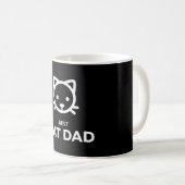 Mug Best Cat Papa (Devant droit)