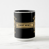 Mug Best Dad By Par Golf Ball Personalized  (Centre)