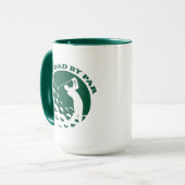 Mug Best Dad By Par Par Modern Golf Golf (Devant gauche)